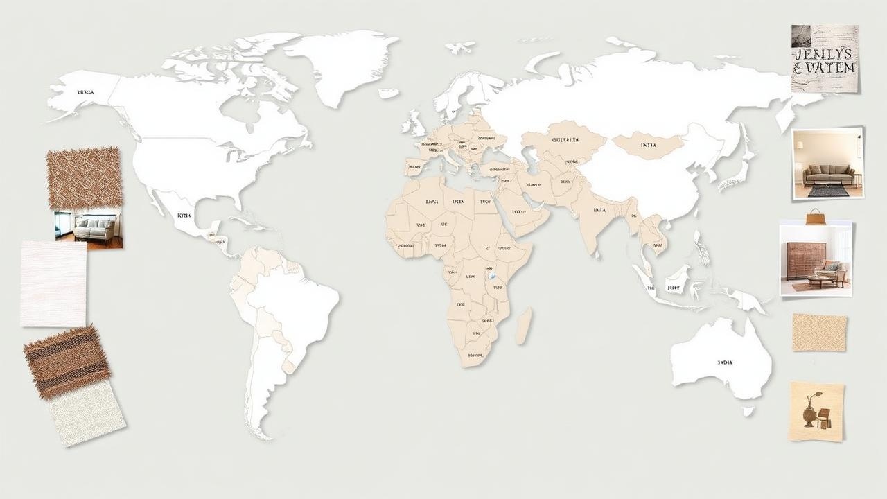 Three wood species — sheesham, acacia and teak — on a neutral background, representing India, Vietnam and Indonesia.